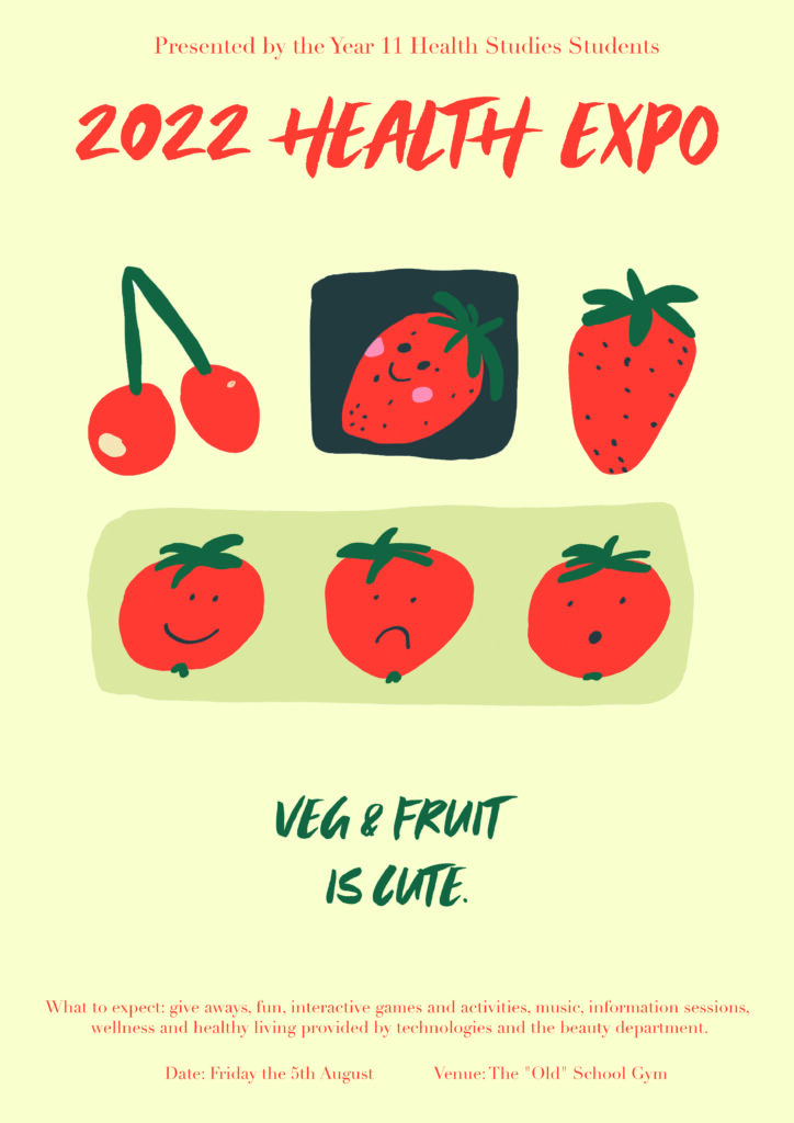 Health Expo Poster 3 veg and fruit
