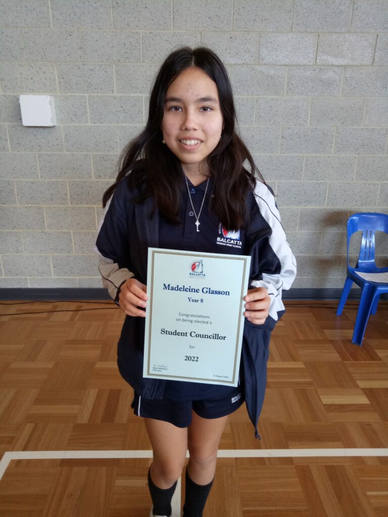 Student Councillor - Year 8
